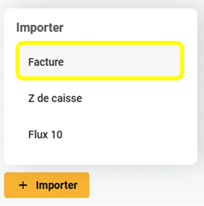 Capture d'écran — Envoyer des factures à vos clients professionnels